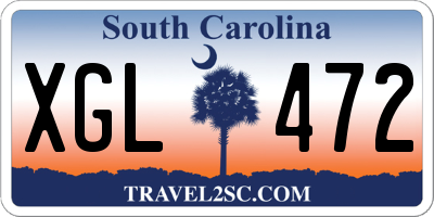 SC license plate XGL472