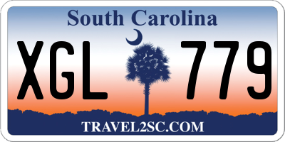 SC license plate XGL779