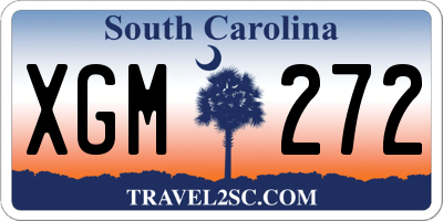 SC license plate XGM272