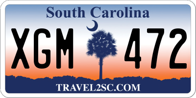 SC license plate XGM472