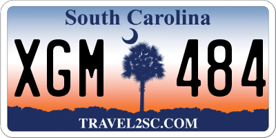 SC license plate XGM484