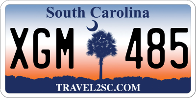 SC license plate XGM485