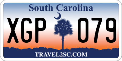 SC license plate XGP079