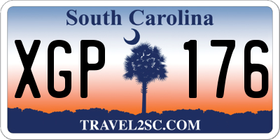 SC license plate XGP176