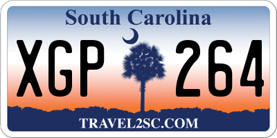 SC license plate XGP264