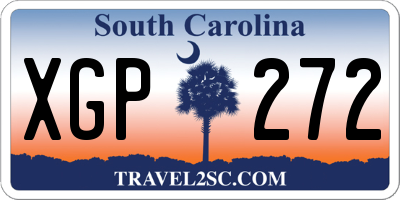 SC license plate XGP272