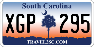 SC license plate XGP295