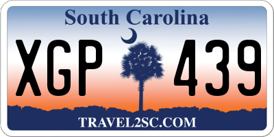 SC license plate XGP439