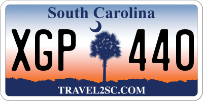 SC license plate XGP440