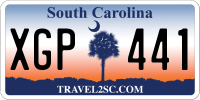 SC license plate XGP441