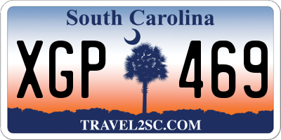 SC license plate XGP469