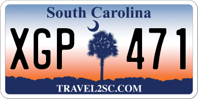 SC license plate XGP471