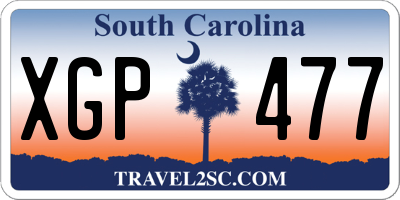 SC license plate XGP477