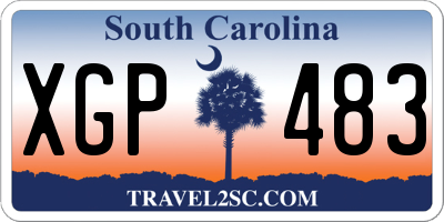 SC license plate XGP483