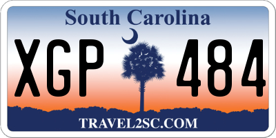 SC license plate XGP484
