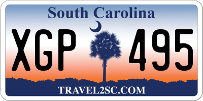 SC license plate XGP495