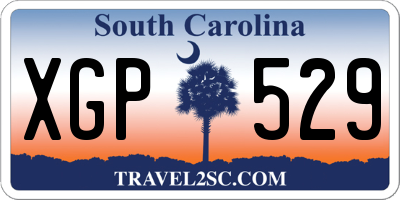 SC license plate XGP529