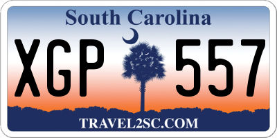 SC license plate XGP557