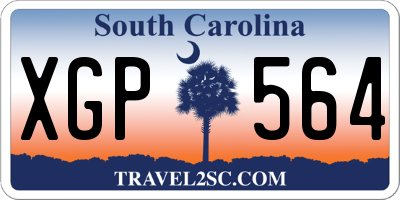 SC license plate XGP564