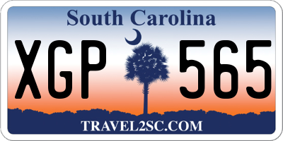 SC license plate XGP565