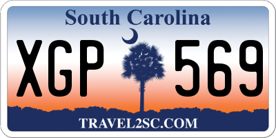SC license plate XGP569