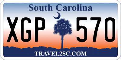 SC license plate XGP570