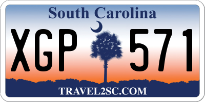 SC license plate XGP571