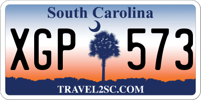 SC license plate XGP573