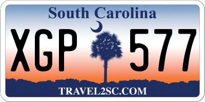 SC license plate XGP577