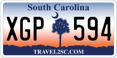SC license plate XGP594