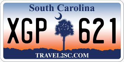 SC license plate XGP621