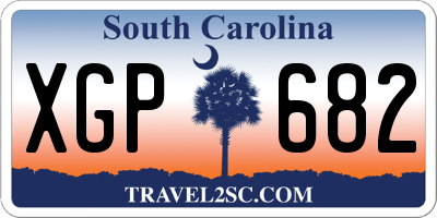 SC license plate XGP682