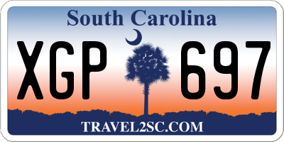 SC license plate XGP697