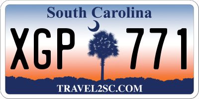 SC license plate XGP771