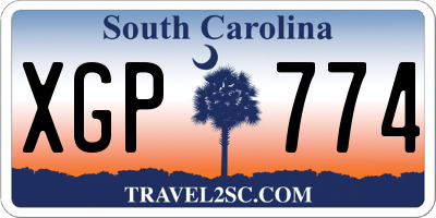 SC license plate XGP774