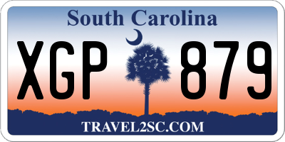 SC license plate XGP879