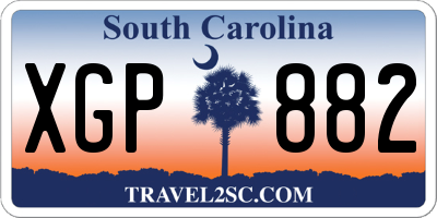 SC license plate XGP882