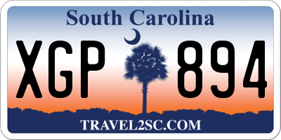 SC license plate XGP894