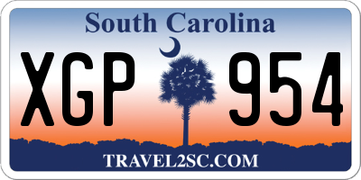 SC license plate XGP954