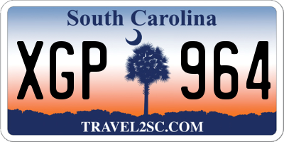 SC license plate XGP964