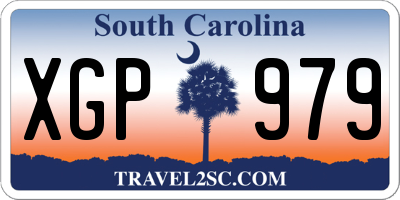 SC license plate XGP979