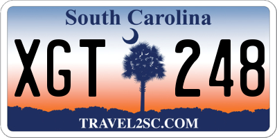 SC license plate XGT248