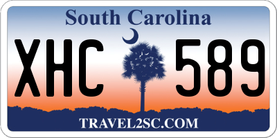 SC license plate XHC589