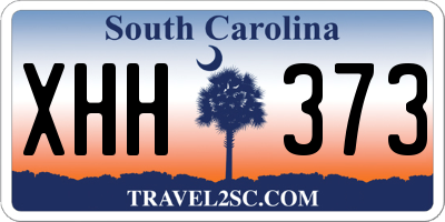 SC license plate XHH373
