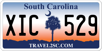 SC license plate XIC529