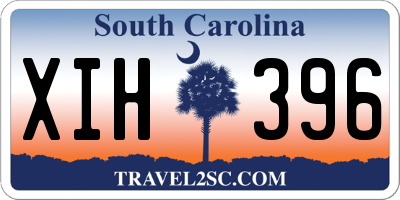 SC license plate XIH396