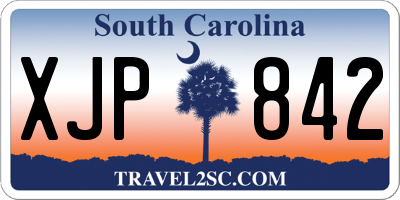 SC license plate XJP842