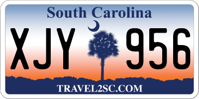 SC license plate XJY956