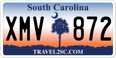 SC license plate XMV872