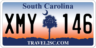 SC license plate XMY146